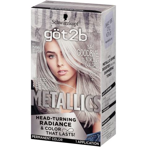 metallic box dye|metallic hair dye color.